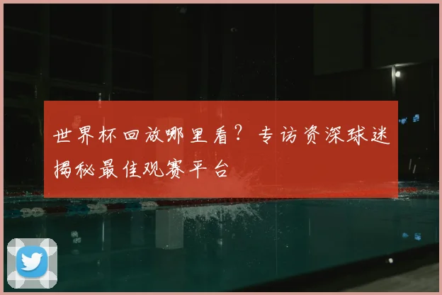世界杯回放哪里看?专访资深球迷揭秘最佳观赛平台