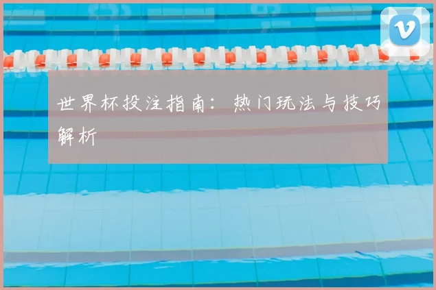 世界杯投注指南：热门玩法与技巧解析