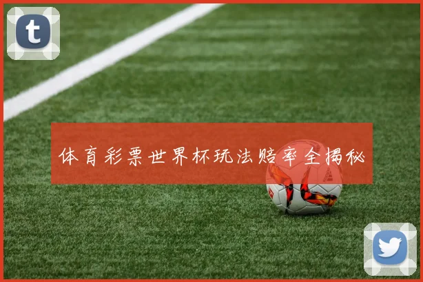 体育彩票世界杯玩法赔率全揭秘
