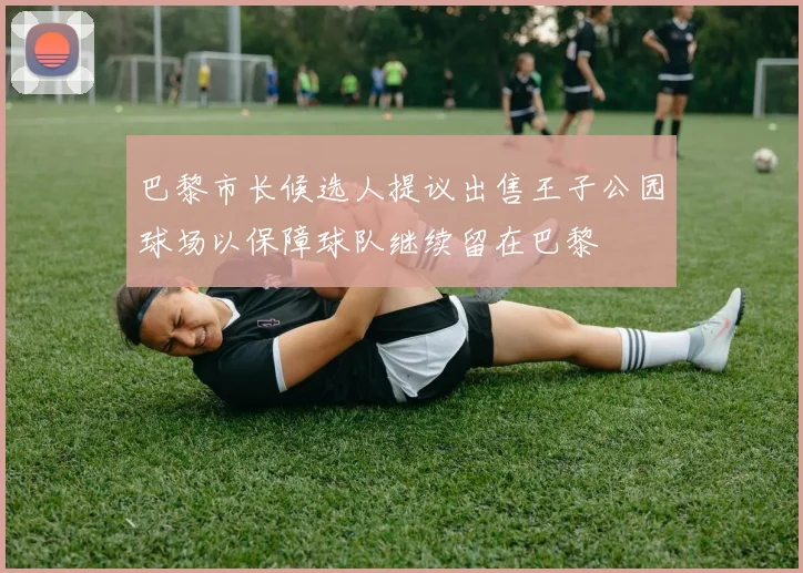 巴黎市长候选人提议出售王子公园球场以保障球队继续留在巴黎